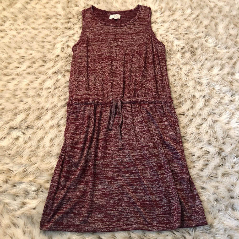 Lou and Grey heather maroon dress